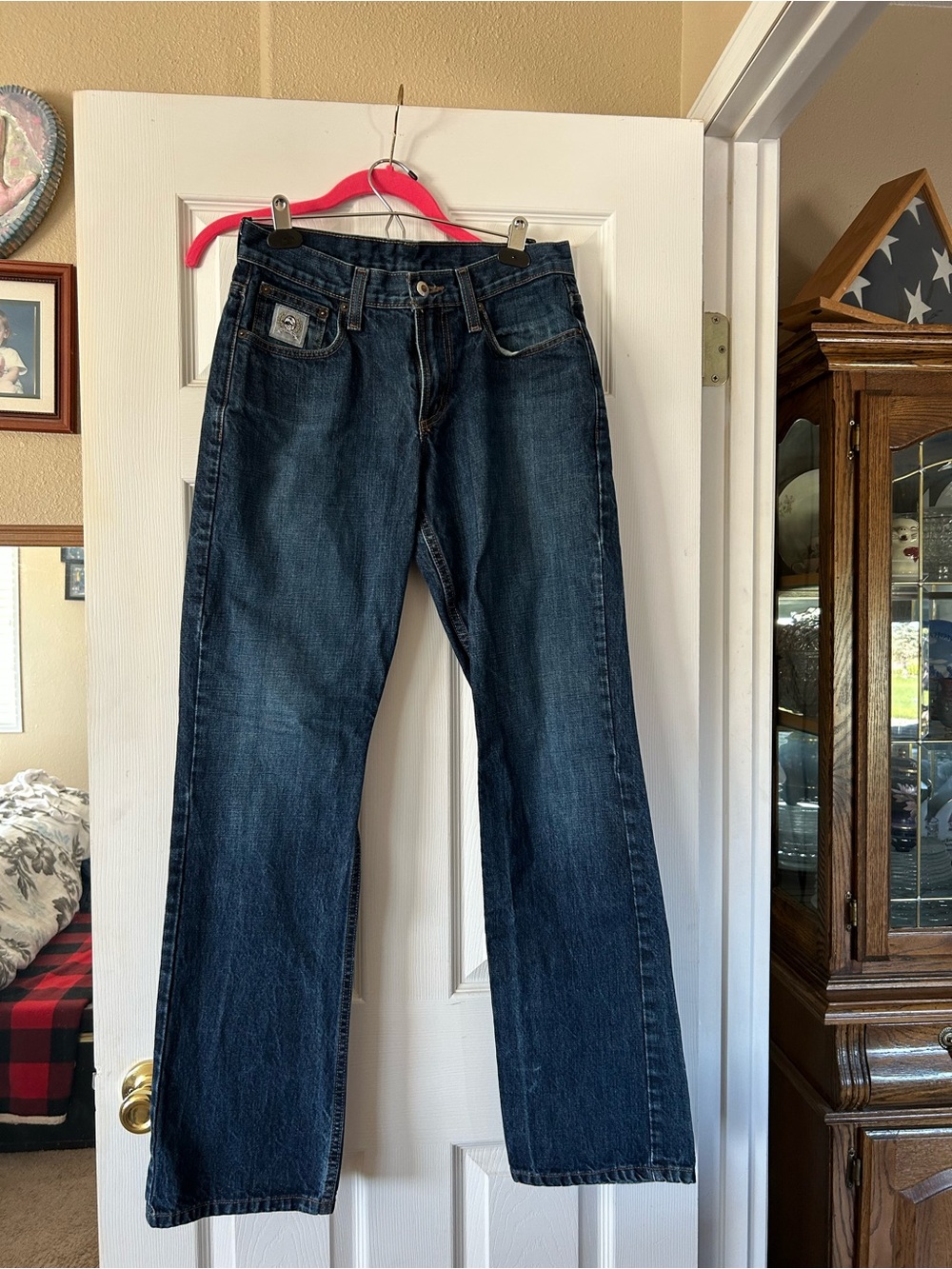 Cinch Men's Dark Blue Straight Jeans